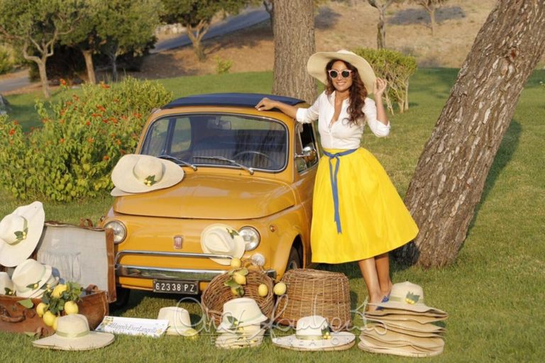 destination wedding in yellow