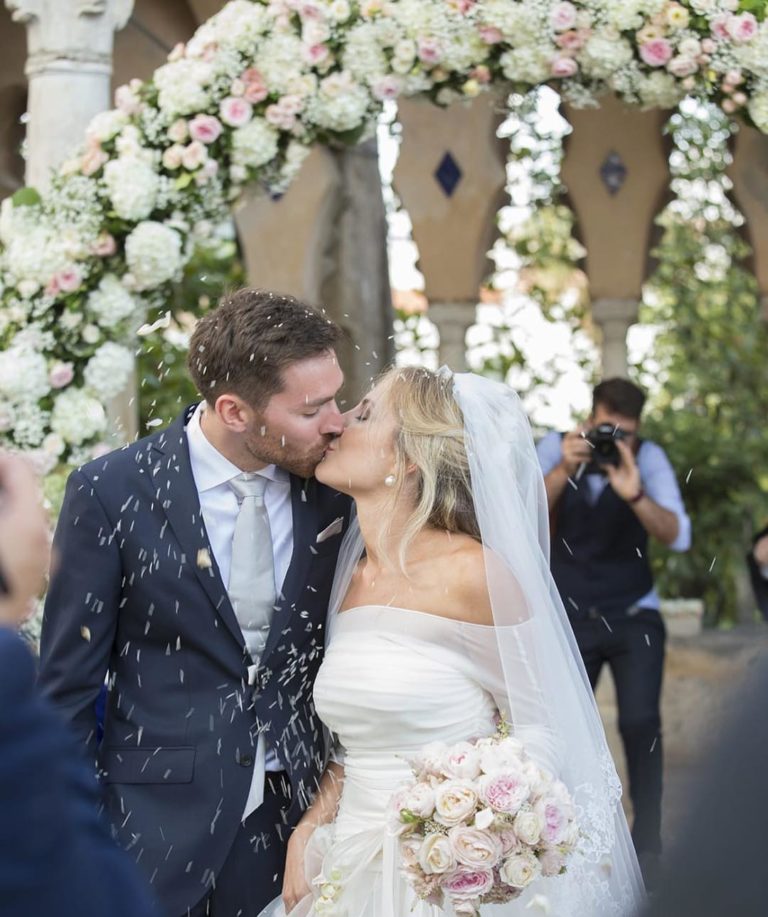 Romantic destination wedding