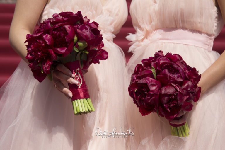 Bouquet rosso porpora