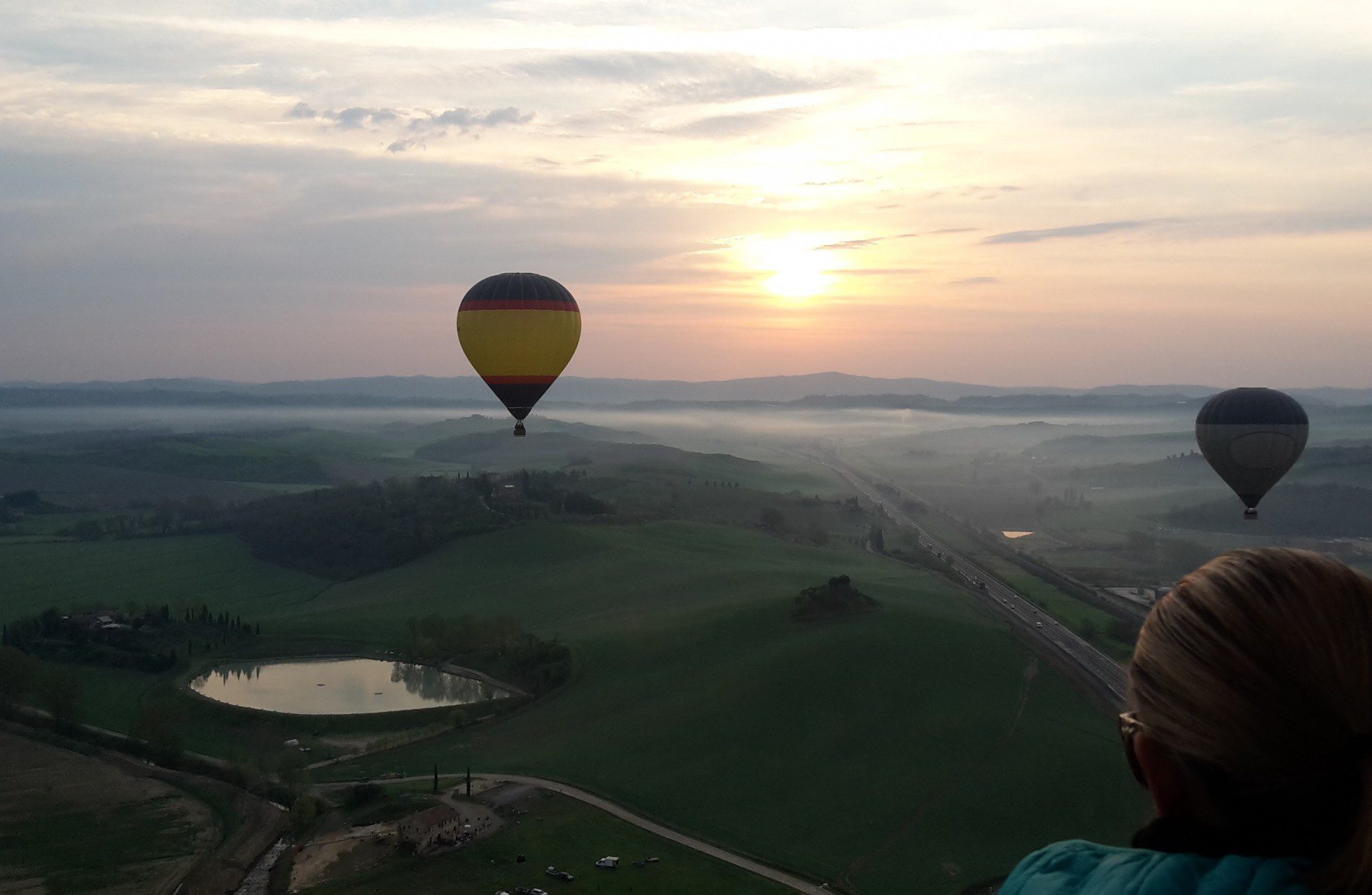 mongolfiere Toscana