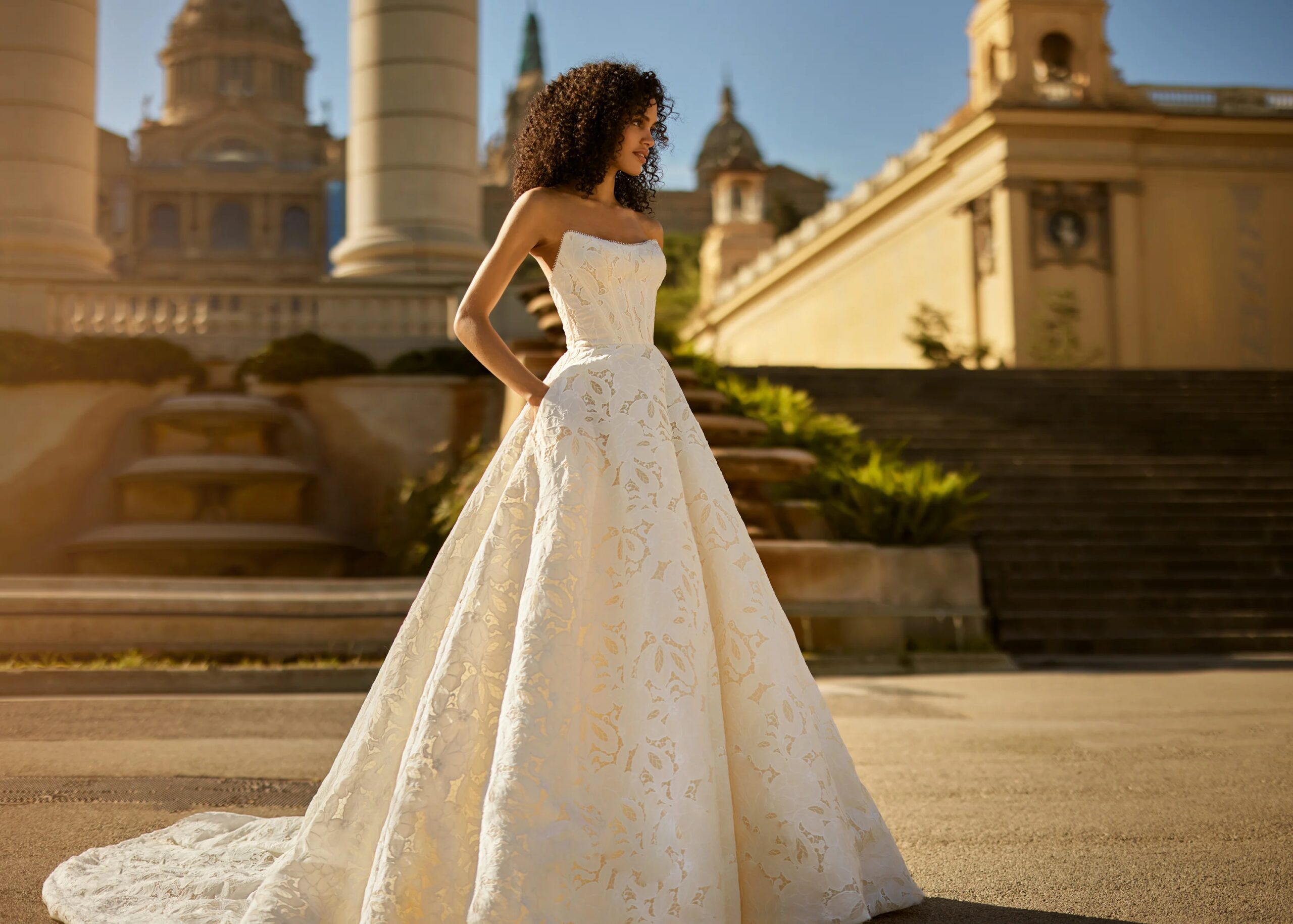Collezione sposa Ines di Santo spring 2024 