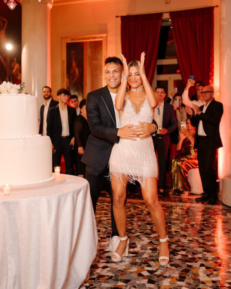 matrimonio da sogno di Agustina Gandolfo e Lautaro Martinez