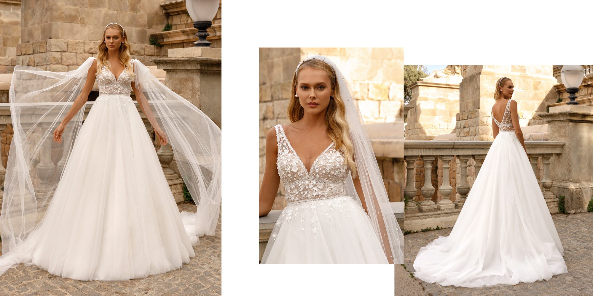 Abiti da sposa Monica Loretti 2024