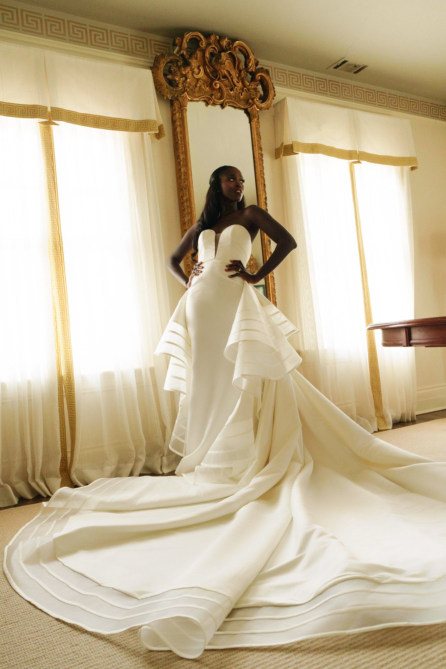 collezione sposa Fall 2025 di Andrea A. Osei